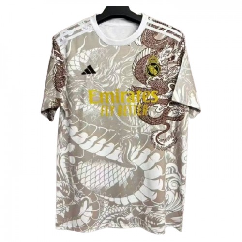 Fotbalový Dres Real Madrid Dragon Speciální 2024-25 Bílá Fotbalový Dres Real Madrid Dragon Speciální 2024-25 Bílá